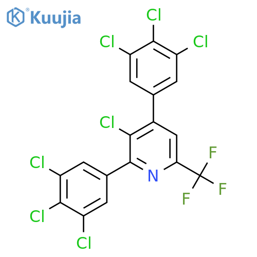 2,4-Bis(3,4,5-trichlorophenyl)-3-chloro-6-(trifluoromethyl)pyridine structure