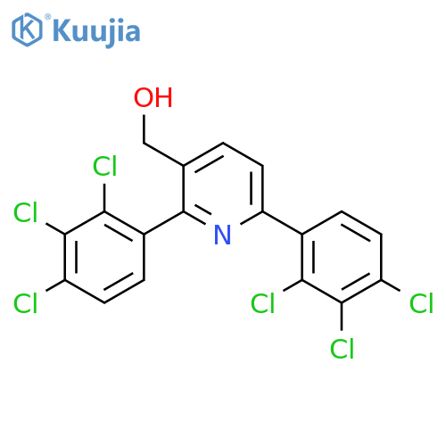 2,6-Bis(2,3,4-trichlorophenyl)pyridine-3-methanol structure