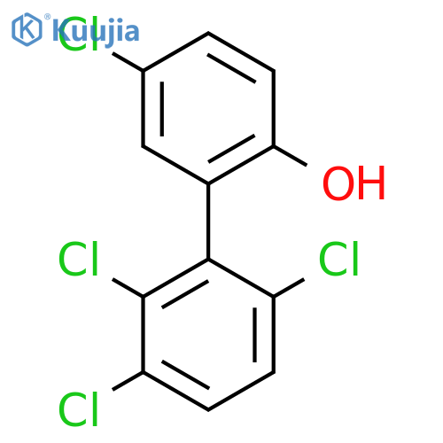 2-Hydroxy-5,2',3',6'-tetrachlorobiphenyl structure