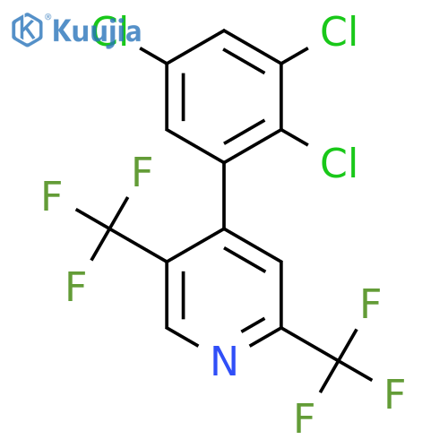 2,5-Bis(trifluoromethyl)-4-(2,3,5-trichlorophenyl)pyridine structure