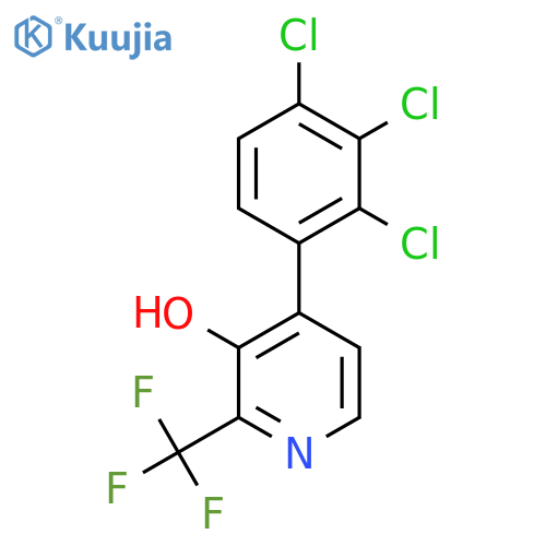 3-Hydroxy-4-(2,3,4-trichlorophenyl)-2-(trifluoromethyl)pyridine structure