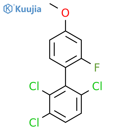 2'-Fluoro-4'-methoxy-2,3,6-trichlorobiphenyl structure