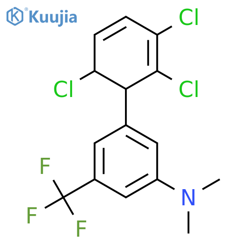 Dimethyl-[3-(2,3,6-trichlorocyclohexa-2,4-dienyl)-5-trifluoromethyl-phenyl]-amine structure