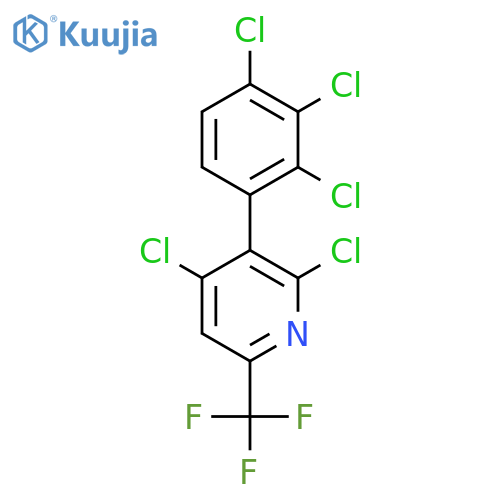 2,4-Dichloro-3-(2,3,4-trichlorophenyl)-6-(trifluoromethyl)pyridine structure