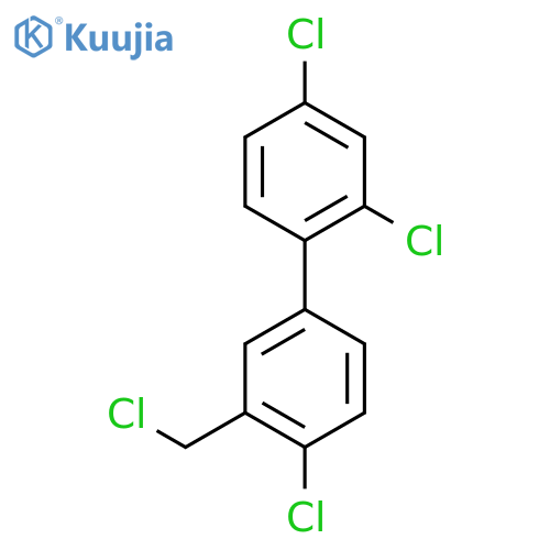 4'-Chloro-3'-chloromethyl-2,4-dichloro-biphenyl structure
