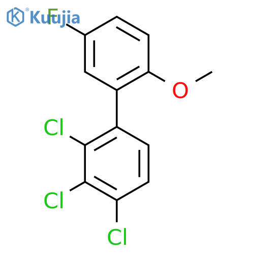 5'-Fluoro-2'-methoxy-2,3,4-trichlorobiphenyl structure