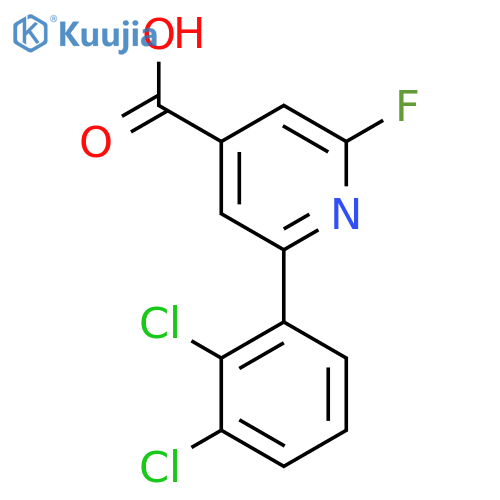 2-(2,3-Dichlorophenyl)-6-fluoroisonicotinic acid structure