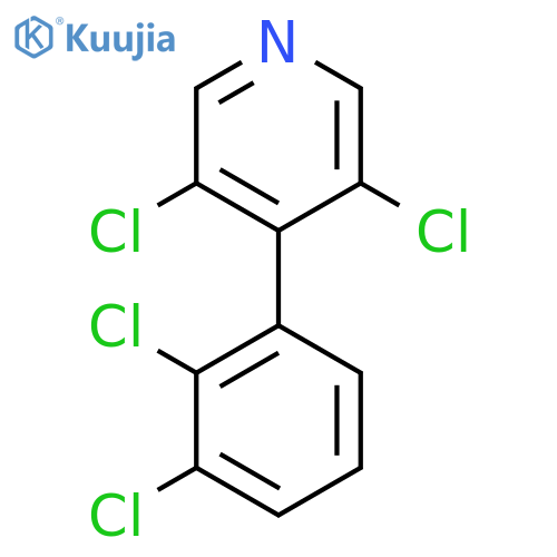 3,5-Dichloro-4-(2,3-dichlorophenyl)pyridine structure