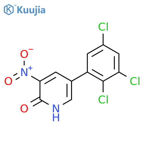 2-Hydroxy-3-nitro-5-(2,3,5-trichlorophenyl)pyridine structure