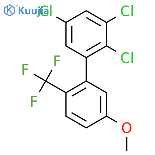 5'-Methoxy-2,3,5-trichloro-2'-(trifluoromethyl)biphenyl structure