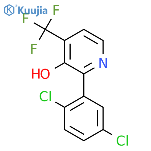 2-(2,5-Dichlorophenyl)-3-hydroxy-4-(trifluoromethyl)pyridine structure