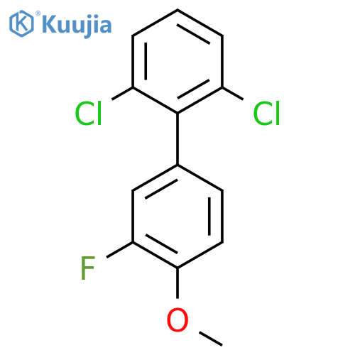 2,6-Dichloro-3'-fluoro-4'-methoxy-biphenyl structure
