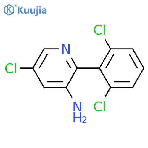 3-Amino-5-chloro-2-(2,6-dichlorophenyl)pyridine structure