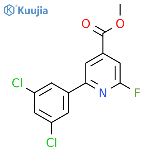 Methyl 2-(3,5-dichlorophenyl)-6-fluoroisonicotinate structure