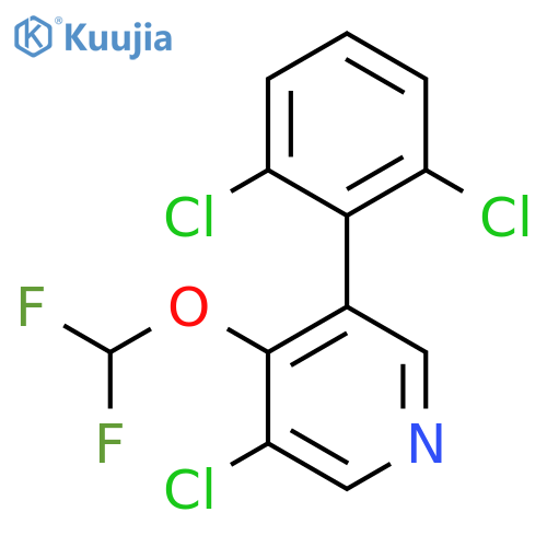 3-Chloro-5-(2,6-dichlorophenyl)-4-(difluoromethoxy)pyridine structure