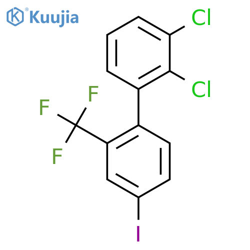 2,3-Dichloro-4'-iodo-2'-trifluoromethyl-biphenyl structure