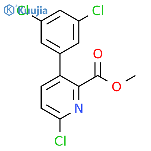 Methyl 6-chloro-3-(3,5-dichlorophenyl)picolinate structure