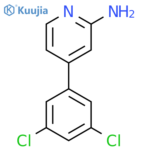 2-Amino-4-(3,5-dichlorophenyl)pyridine structure