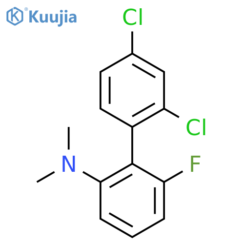 Dimethyl-(2',4'-dichloro-6-fluoro-biphenyl-2-yl)-amine structure