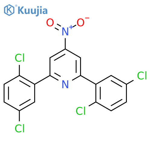 2,6-Bis(2,5-dichlorophenyl)-4-nitropyridine structure