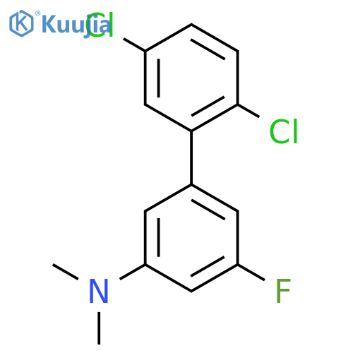 Dimethyl-(2',5'-dichloro-5-fluoro-biphenyl-3-yl)-amine structure