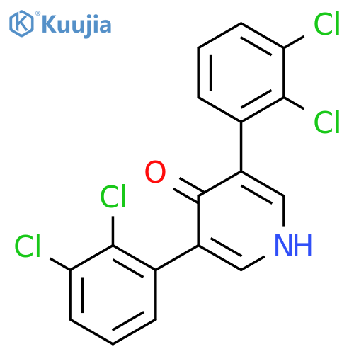3,5-Bis(2,3-dichlorophenyl)-4-hydroxypyridine structure