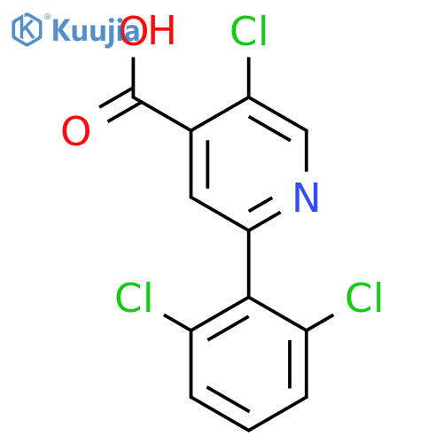 5-Chloro-2-(2,6-dichlorophenyl)isonicotinic acid structure