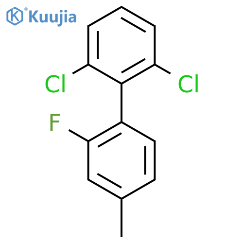2,6-Dichloro-2'-fluoro-4'-methyl-biphenyl structure