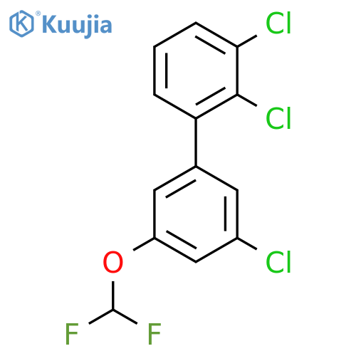 5'-Chloro-2,3-dichloro-3'-difluoromethoxy-biphenyl structure