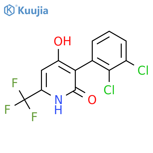3-(2,3-Dichlorophenyl)-2,4-dihydroxy-6-(trifluoromethyl)pyridine structure