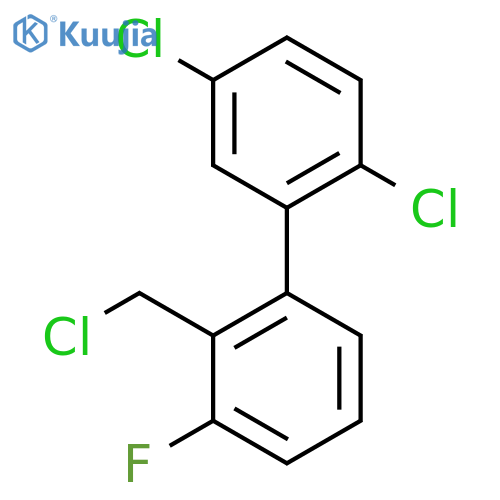 2'-Chloromethyl-2,5-dichloro-3'-fluoro-biphenyl structure