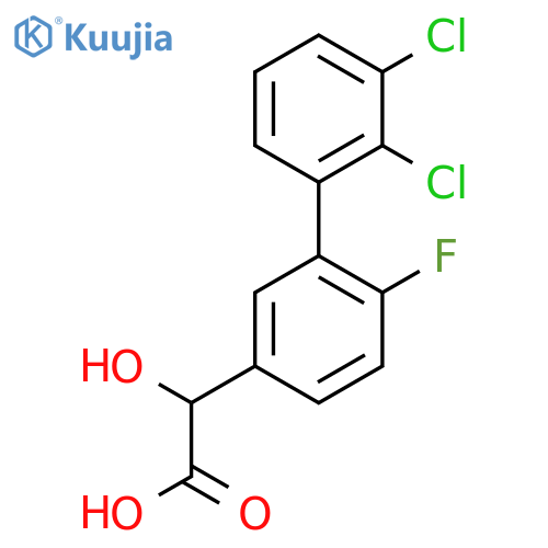 Hydroxy-(2',3'-dichloro-6-fluoro-biphenyl-3-yl)-acetic acid structure