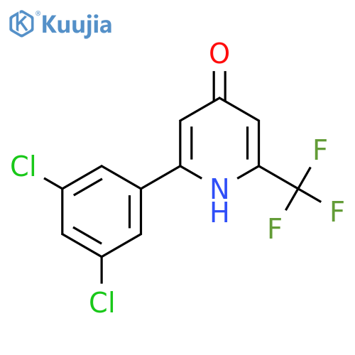 2-(3,5-Dichlorophenyl)-4-hydroxy-6-(trifluoromethyl)pyridine structure