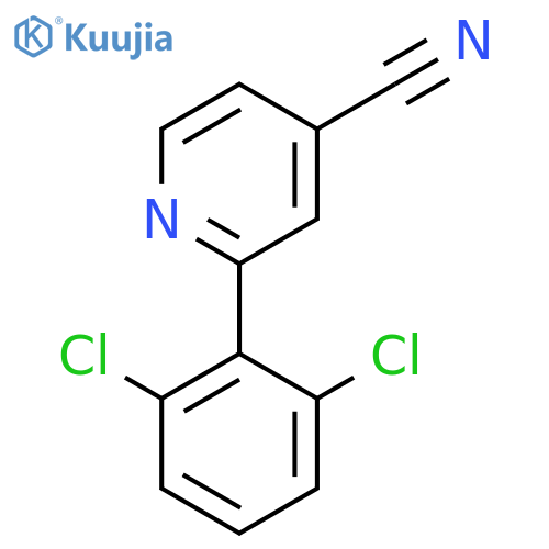 2-(2,6-Dichlorophenyl)isonicotinonitrile structure