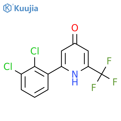 2-(2,3-Dichlorophenyl)-4-hydroxy-6-(trifluoromethyl)pyridine structure