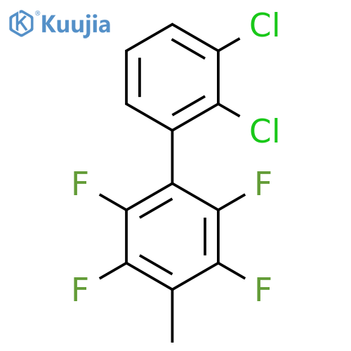 2',3'-Dichloro-2,3,5,6-tetrafluoro-4-methyl-biphenyl structure