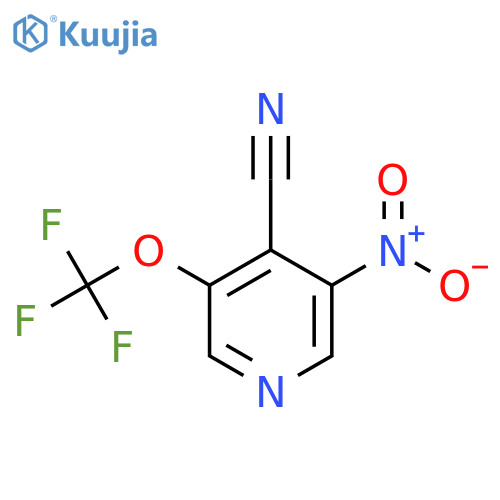 4-Cyano-3-nitro-5-(trifluoromethoxy)pyridine structure
