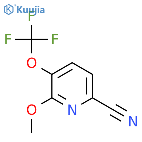 6-Cyano-2-methoxy-3-(trifluoromethoxy)pyridine structure