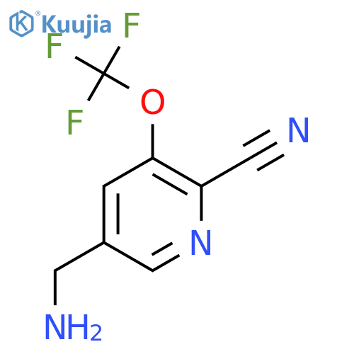 5-(Aminomethyl)-2-cyano-3-(trifluoromethoxy)pyridine structure