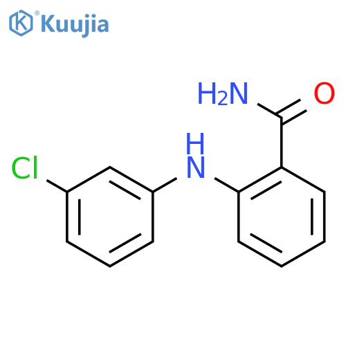 Benzamide, 2-[(3-chlorophenyl)amino]- structure