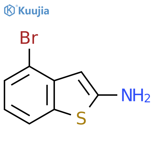 4-bromo-1-benzothiophen-2-amine structure