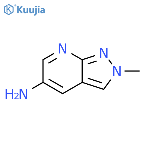 2-methyl-2H-pyrazolo[3,4-b]pyridin-5-amine structure