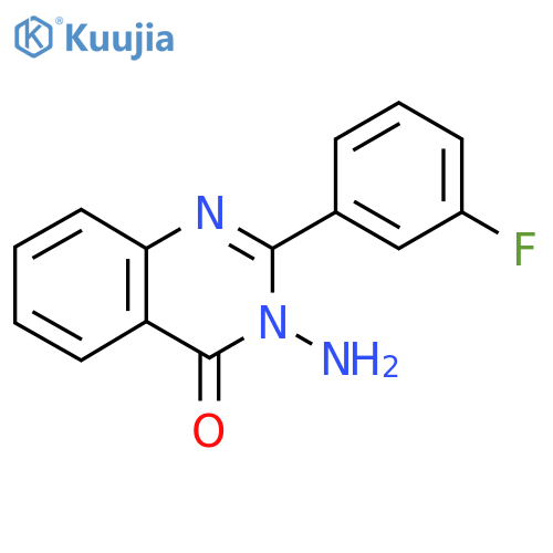 3-Amino-2-(3-fluorophenyl)quinazolin-4(3H)-one structure