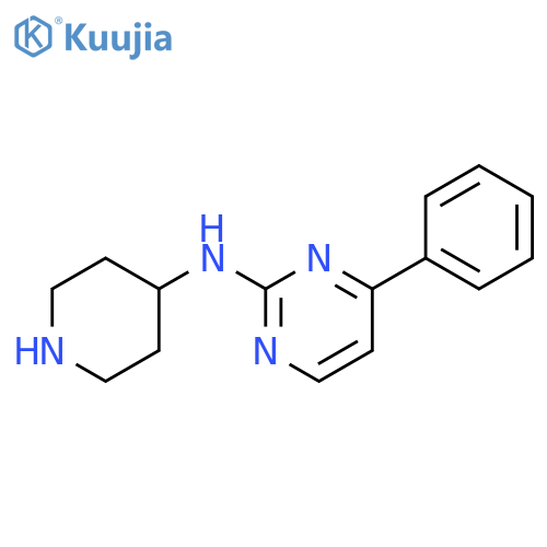 4-Phenyl-N-(piperidin-4-yl)pyrimidin-2-amine structure