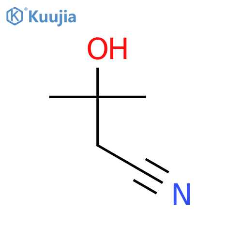 3-Hydroxy-3-methylbutanenitrile structure
