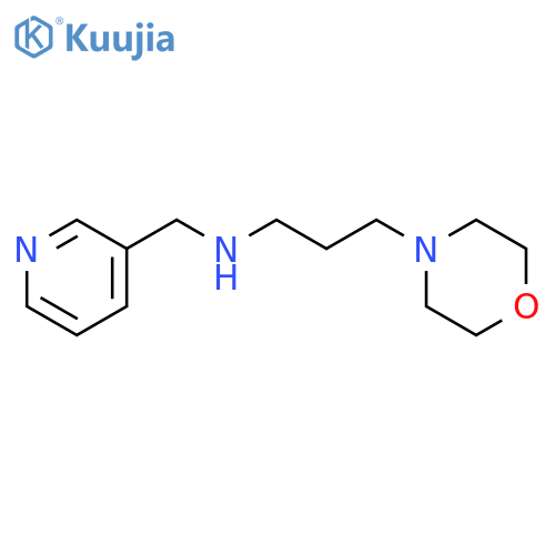 (3-Morpholin-4-yl-propyl)-pyridin-3-ylmethyl-amine structure