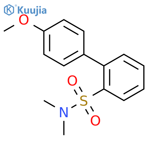 2-(4-methoxyphenyl)-N,N-dimethylbenzenesulfonamide structure