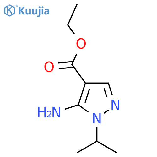 Ethyl 5-amino-1-isopropyl-1H-pyrazole-4-carboxylate structure