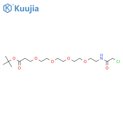 Chloroacetamido-PEG4-C2-Boc structure
