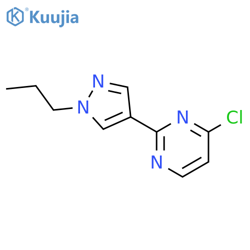 4-Chloro-2-(1-propyl-1H-pyrazol-4-yl)-pyrimidine structure